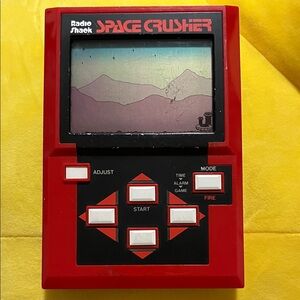 RadioShack Space Crusher Handheld Game Console - Red